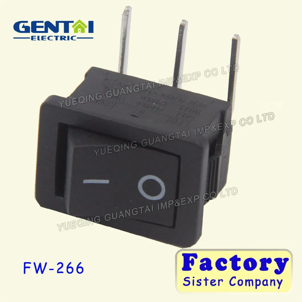 Security T85/T125/55 Bend Terminal 3 Pin Rocker Switch