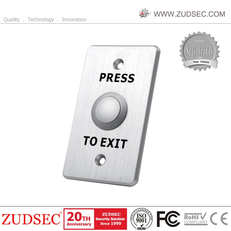 Stainless Steel Door Release Switch Button with Silver Keys