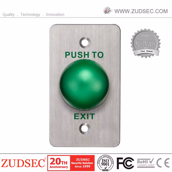 Кнопка сброса ключа выхода хорошего качества для контроля доступа