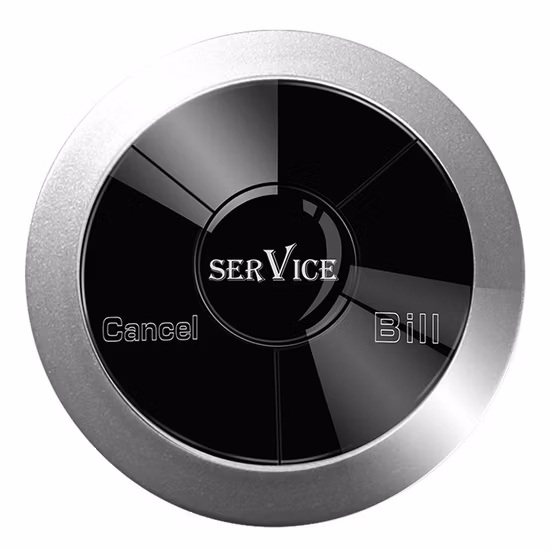 30-номерная система вызова стола, беспроводное оборудование для обслуживания официантов в ресторане, кнопки пейджера с кнопкой отмены вызова, счета за напиток